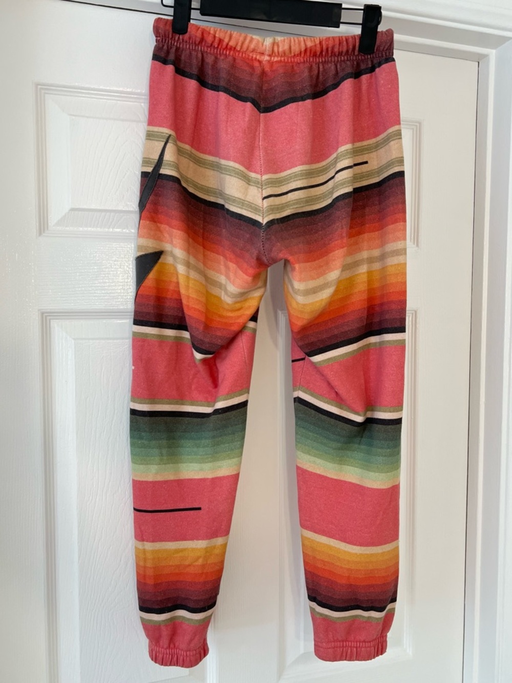 Aviator Nation Tribal Print Sweatpants Lightning Bolt Size Extra Small - Picture 2 of 11